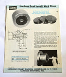 HARDINGE HA-202 SUPER-PRECISION 5C SPINDLE TOOLING BROCHURE