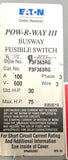 Eaton Cutler-Hammer P3F363RG Fusible Bus Plug 100A 600V 3 Phase 3 Wire