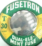 Lot of (4) Fusetron T30 Dual Element Fuses 30A 125V Time Delay