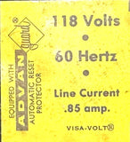Advance RSHM-240-TP Ballast 118 Volts 60Hz 0.85amp.