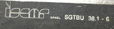 Iscar SGTBU-38.1-6 Parting / Grooving Tool Block W/  BKU-110 Clamp 2.25" x 4.5"