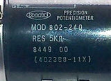 New Spectrol  802-240  Precision 10-Turn Potentiometer 5K Ohm