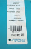 Lot of 9 New Ingersoll Profile Carbide Milling Inserts NCEX250600R IN1030