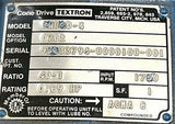 Textron SHU20-4 Cone Drive Speed Reducer 0.69 HP 1750 Input RPM 40-1 Ratio