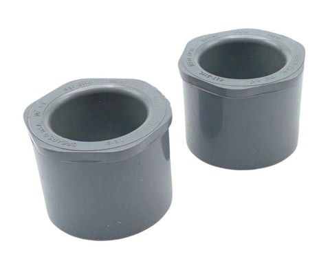 Lot of (2) Spears 837-211C CPVC Reducer Bushing Spigot x Socket 1-1/2" x 1"