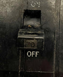 Square D Q370 3 Pole Circuit Breaker 70A 240VAC 3 Phase Plug-In