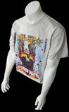 Gildan Men's Megadeth Sudden Death Tour 2010 Gray Short Sleeve Shirt Size Large