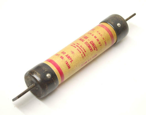 SHAWMUT  TR100R  TRI-ONIC DUAL ELEMENT FUSE 600 VAC 80 AMP