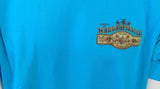 Margaritaville Men's Havana Daydreamin Republica De Cuba Blue Shirt Size Large