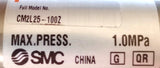 SMC CM2L25-100Z Round Body Pneumatic Cylinder 25mm Bore 100mm Stroke 1 MPa