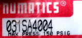 Numatics 031SA4004 Solenoid Valve With One Numatics 236-127B Coils 24VDC 6W