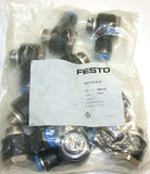 Lot of 10 New Festo QSLV-G3/8-1 Push-in L-fittings 186144