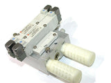 NEW SMC 2 SOLENOID 24V STACK UP BANK ASSEMBLY SY5340-5L0U-Q