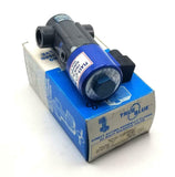 Plast-O-Matic EASYM4B8W20-PV True Blue Direct Acting N.C. Solenoid Valve 20W