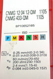 Lot of 7 New Sandvik T-Max P Turning Carbide Inserts CNMG 12 04 12-QM 1105