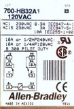 Lot of (2) Allen-Bradley 700-HB32A1 Ser. B 8-Pin Relay 120VAC 10A 50/60HZ