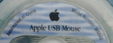 Apple M4848 Vintage Retro Hockey Puck Style Wired USB Mouse