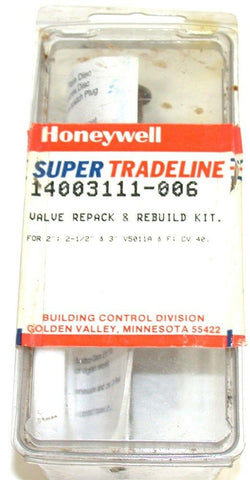 Up to 5 New Honeywell V5011A Valve Rebuild/Repack Kit Model 14003111-006