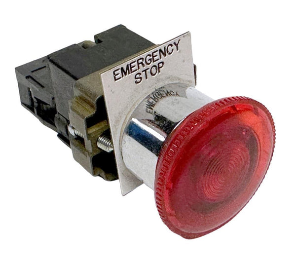 Telemecanique Z-BW06 Illuminated Red Push Button Emergency Stop ZB2-BE