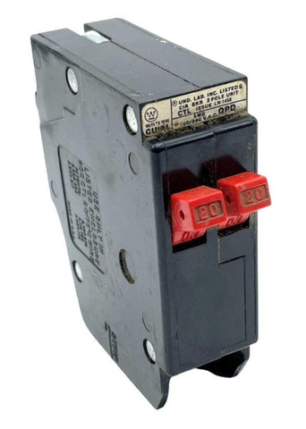 Westinghouse QPD2020 Twin Pole Circuit Breaker 20/20A 120/240VAC
