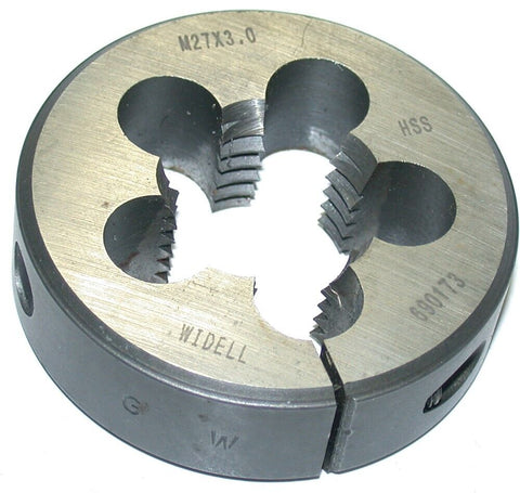 Widell Adjustable Metric M27 X 3.0 HSS 2 1/2" OD Thread Die 690173 New