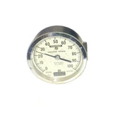 Crosby  GP1-148-3R  Premier Panel Mount Gauge 3-1/4" Face 1/4 NPT 3-15 PSIG