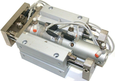 UP TO 10 SMC AIR SLIDES w/ SENSORS 1 1/4" DUAL STROKE MGGLB32-20+10-H7A2SPAC
