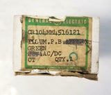 General Electric CR104MM4516121 Pushbutton Green & Orange Illuminated