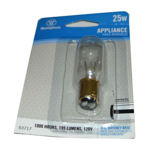 NEW WESTINGHOUSE 03717 LIGHT BULB 120 VOLTS 195 LUMENS