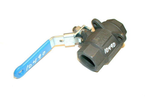 NEW JAMEBURY  CARBON STEEL LOCK-OUT BALL VALVE 1" NPT  MODEL 5H22HBRT
