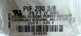 Alpha Wire Corp PIF 200 3/8 Rubber Coated Fiberglass Sleeving 25 Ft 600 V
