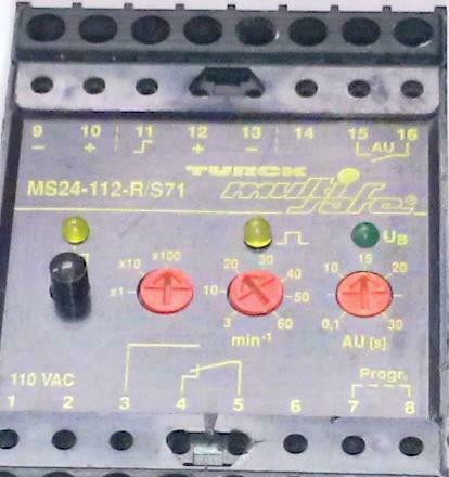 Turck Multi-Safe MS24-112-R/S71 Safety Barrier Relay 110 VAC | Surplus ...