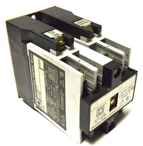 SQUARE D 8501X040 INDUSTRIAL CONTROL RELAY 110/120 VOLTS 50/60 HZ