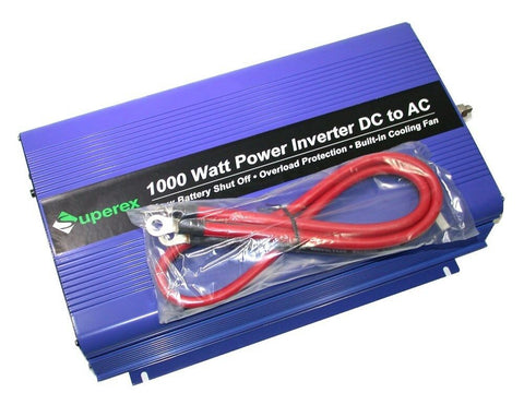 NEW SUPEREX DC TO AC 1000 WATT POWER INVERTER - 20 AVAILABLE