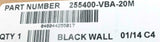 Cortelco 255400-VBA-20M Wall Mounted Corded Telephone W/ Volume - Black