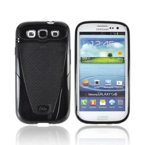 New iSkin VBSSG3-BK2 Vibes Case for Samsung Galaxy S III Black FREE SHIP