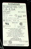 SIEMENS MOTOR OVERLOAD RELAY 1.6-2.5 AMP MODEL 3UA5200