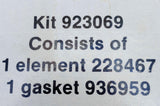 MCI Vickers 923069 Filter Element & Gasket Kit