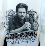 Anvil Men's Blake Shelton Hillbilly Bone 2010 Tour White Shirt Size Large