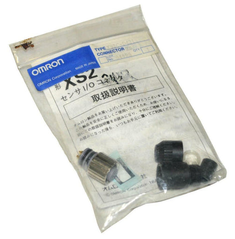 OMRON XS2C-D421 CIRCULAR METRIC CONNECTOR STRAIGHT SOLDER CONNECTOR FOR 6MM DIA.