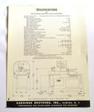 HARDINGE AHC FULLY AUTOMATIC CHUCKING MACHINE BROCHURE