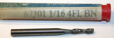 Up to 2 New York State Tool Co. 2-Flute Carbide 1/16" Diameter End Mills 67301
