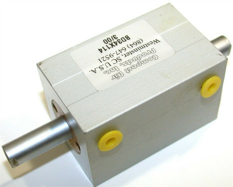 Up to 2 New Compact Air 1 1/4" Double End 3/4" Bore Air Cylinders BD34X114