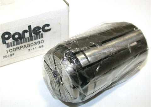 UP TO 3 New 25/64" Parlec 100PG Single Angle Collets 100RPAG0390