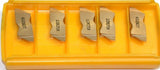 Lot of 5 Kennametal Top Notch 1.58 mm x 2.39mm LH Grooving Insert NG3062LK KU30T