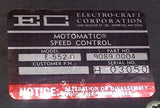 Electro-Craft  E-552-0  9089 0004  Motomatic Speed Control