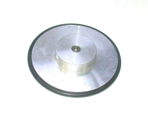 Unbranded Aluminum Tachometer Wheel W/Rubber O-Ring 4" Dia. 3/8" Bore