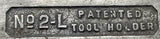Armstrong No. 2L Tool Holder Patented 7" OAL