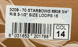 Brizzolari 3-1/2" Brown Bronze Star Gift Bow 3/4" Ribbon 15 Loop 70 Count