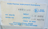 COLE-PARMER 8851-20 ULTRASONIC CLEANER - SOLD AS IS